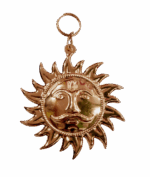 Sun hanging metal symbol of copper