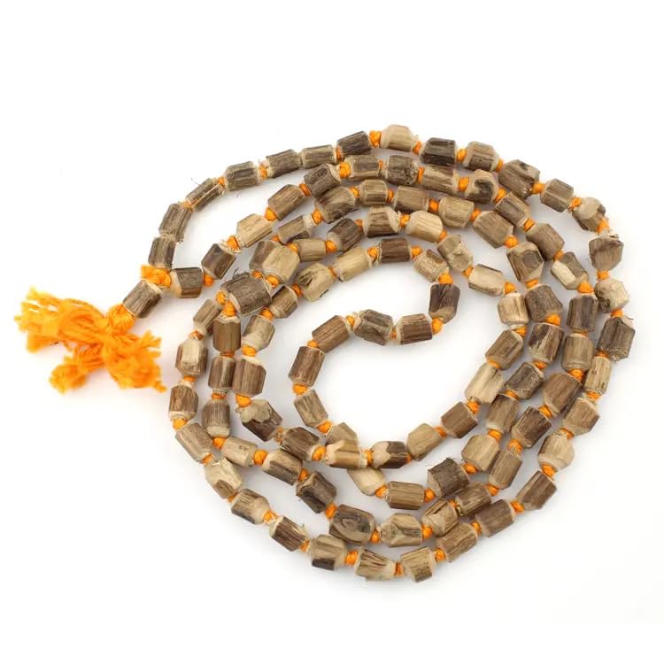 Natural Raw Tulsi Holy Basil Knotted Mala beads Necklace || Tulsi Mala  Bracelet | eBay