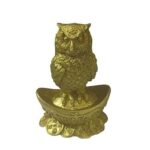 Feng Shui Owl Figurine is displayed in North-East or East zone for Wealth, Luck and Prosperity. It is a famous symbol of wealth in Hinduism.
