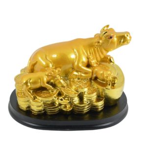 Weath cow statue of feng shui