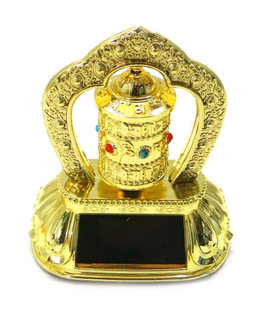 Tibetan Solar Prayer Wheel Automatic