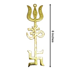 Ashtdhatu Trishakti Yantra (Size 6 Inches)