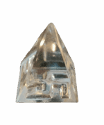 Crystal Swastik Pyramid (Size 1.5 Inches)