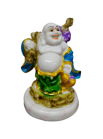 Statue of Laughing Buddha with Wu Lou