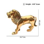 vastu feng shui brass lion statue