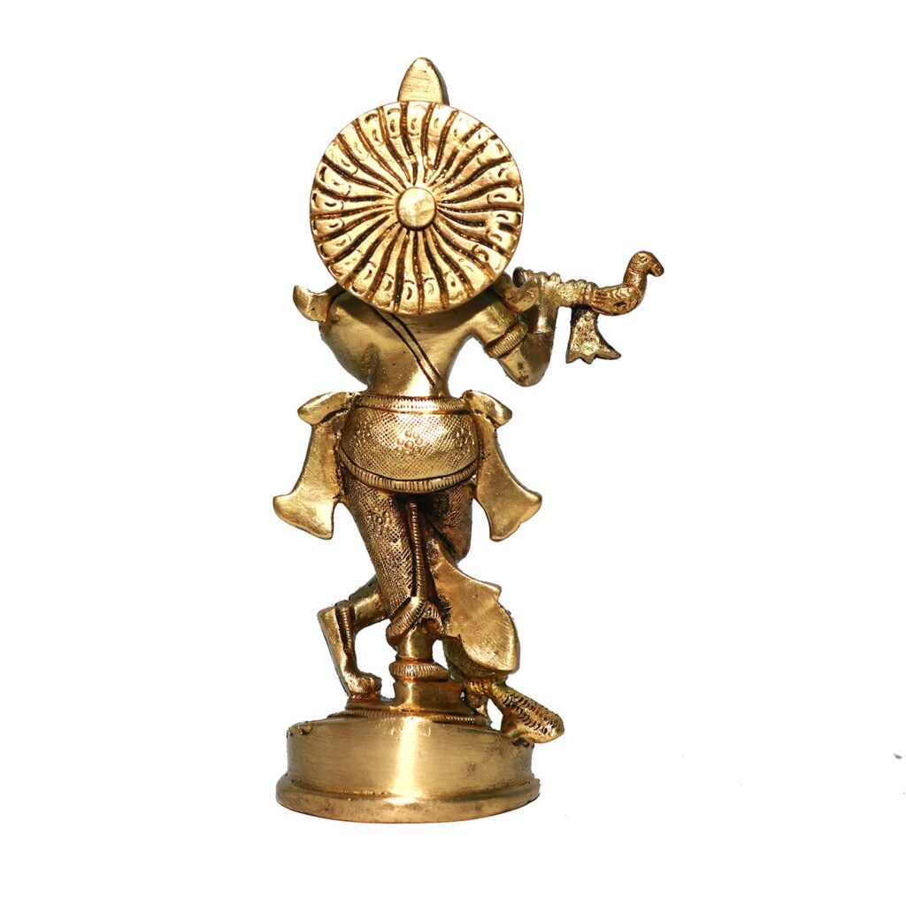 Buy Pure Brass Metal Lord Krishna Statue Online l Best Price