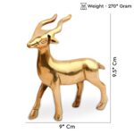 vastu fengshui brass deer statue