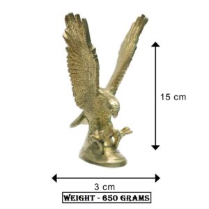 Eagle staute made from brass material for vastu