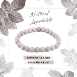Lepidolite Stone Bracelet - 100% Original