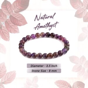 Natural Amethyst Stone Bracelet - 100% Original