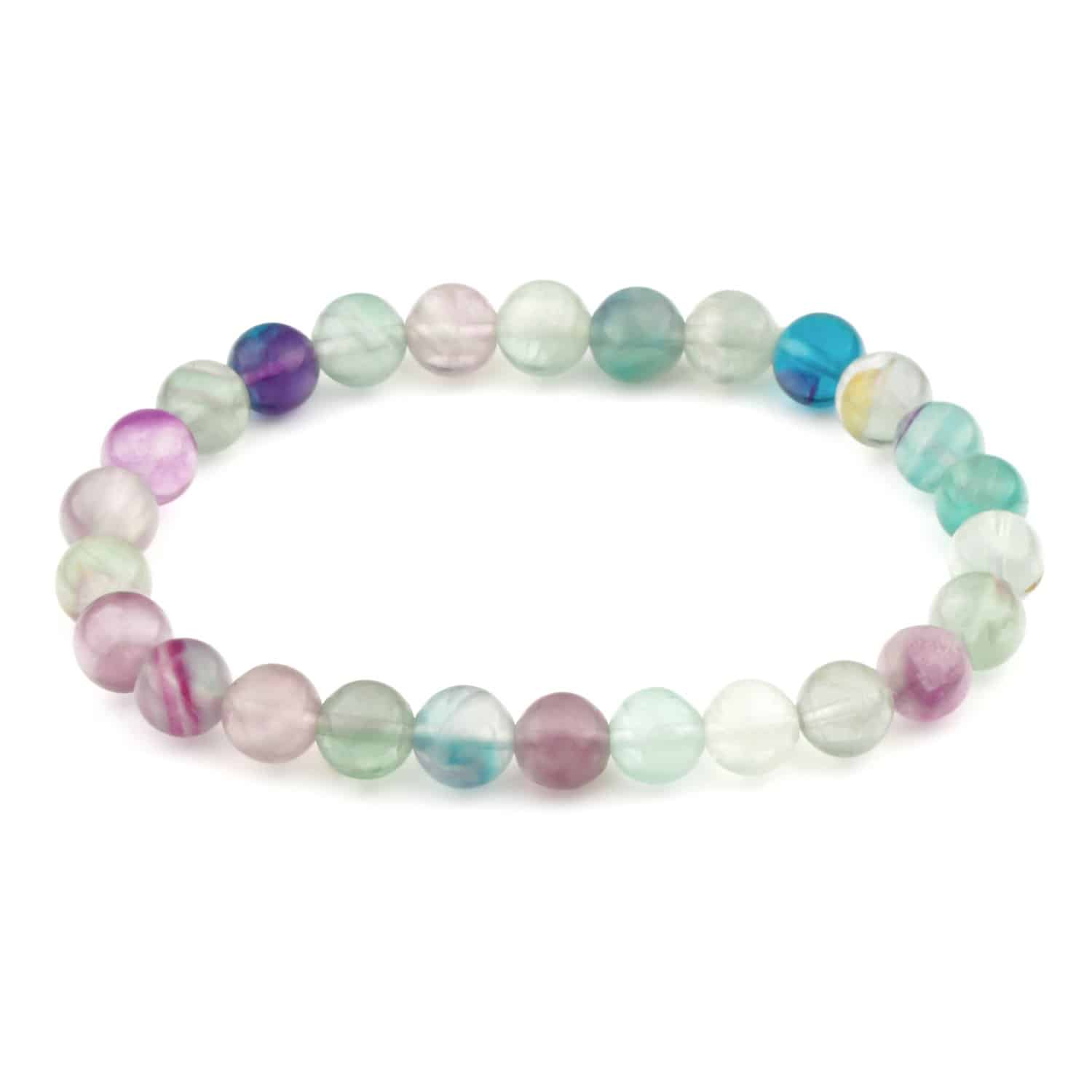 Buy rainbow Fluorite Crystal Gemstone Bracelet online south africa