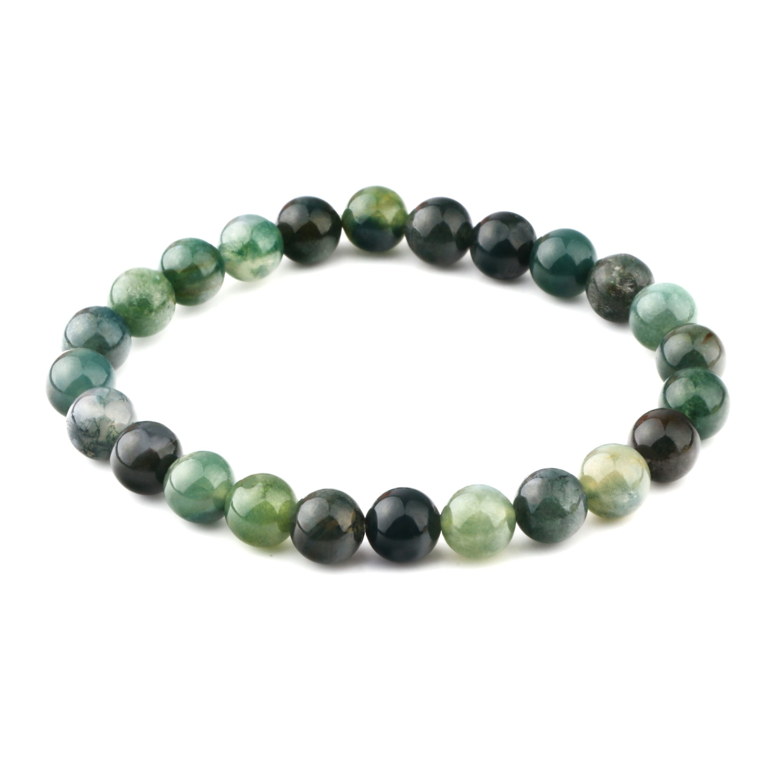 Moss Agate Stone Bracelet - 100% Original - Image 2