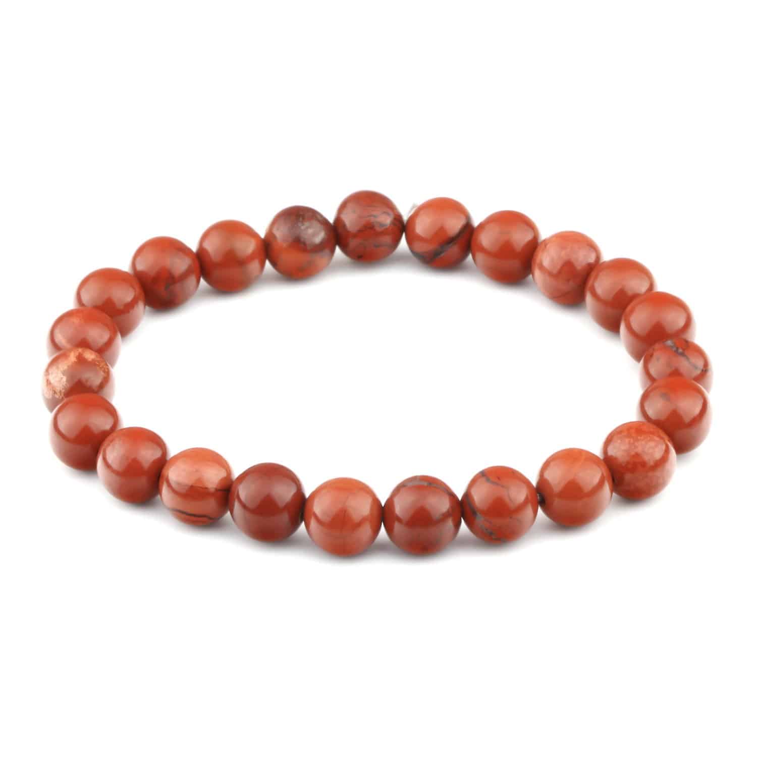 Buy Online Natural Mookaite Jasper Tube Beads Stone Bracelet