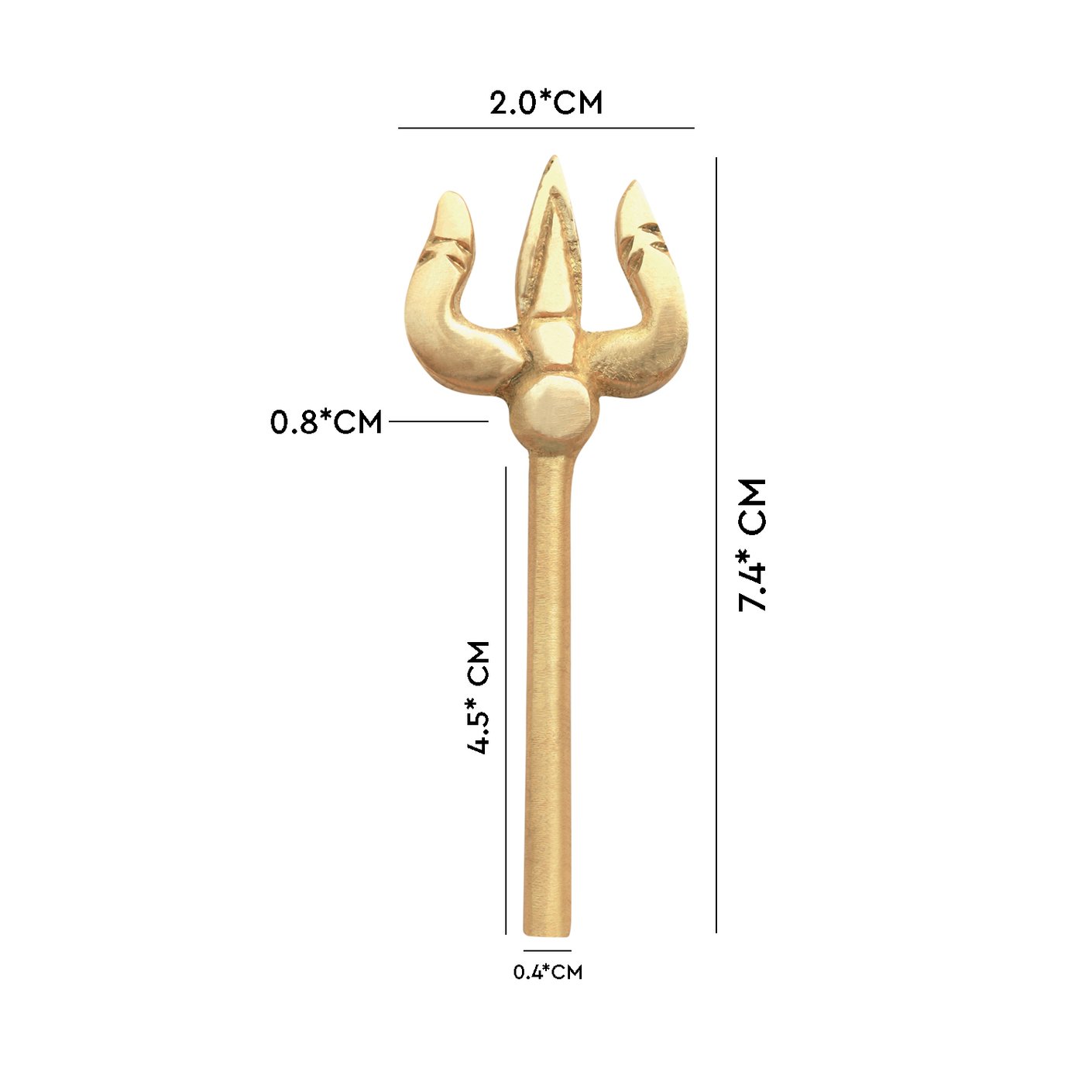 Trishul made of brass buy online