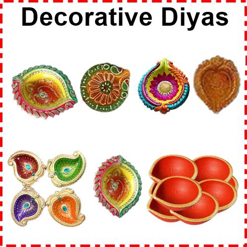 Buy all types of decorative diyas and lamps