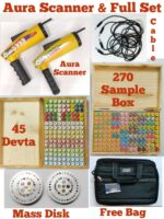 Aura Scanner - Full Set with Cable, 45 Devta, Mass Disk, 270 Sample Box and Free Bag