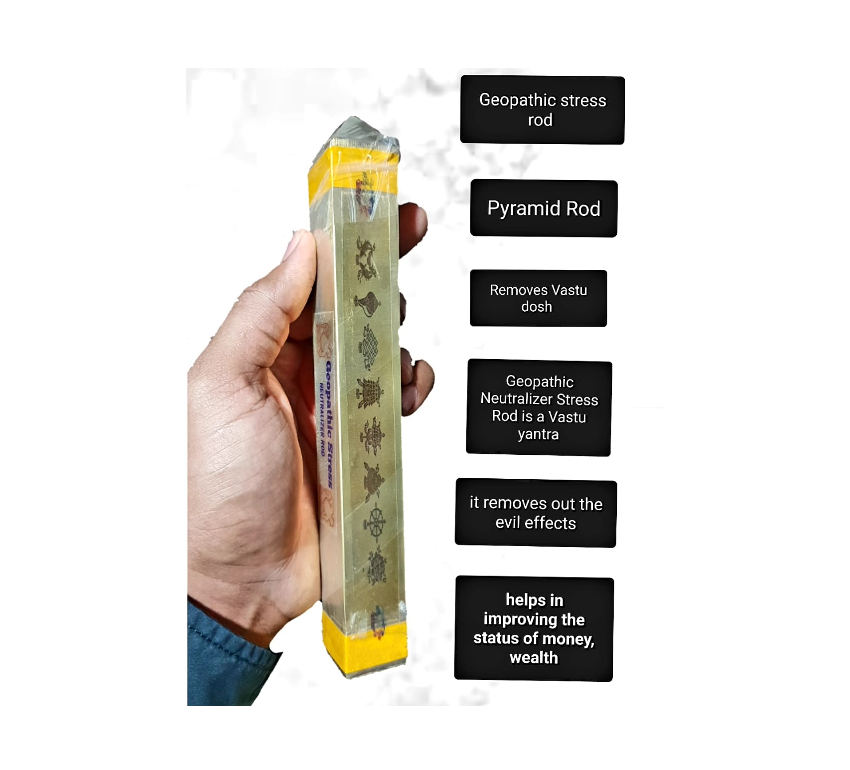 vastu pyramid stress rod