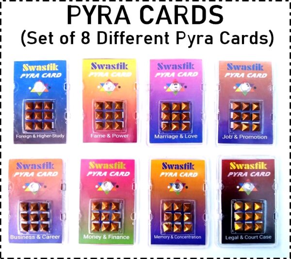 Set of 8 Pyra Cards