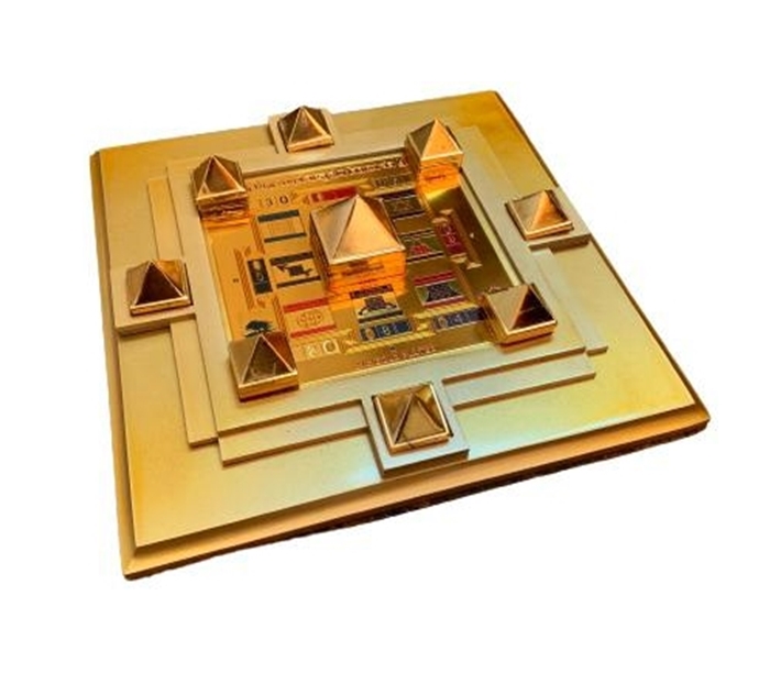 vastu brahamsthan navgrah pyramid plate