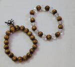 Wooden Om Mani Bracelets (Set of 2)