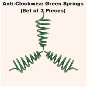 Vastu Green Anti Clockwise Springs (Set of 3 Pieces)