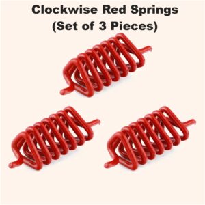 Vastu Red Triangular Clockwise Springs (Set of 3 Pieces)