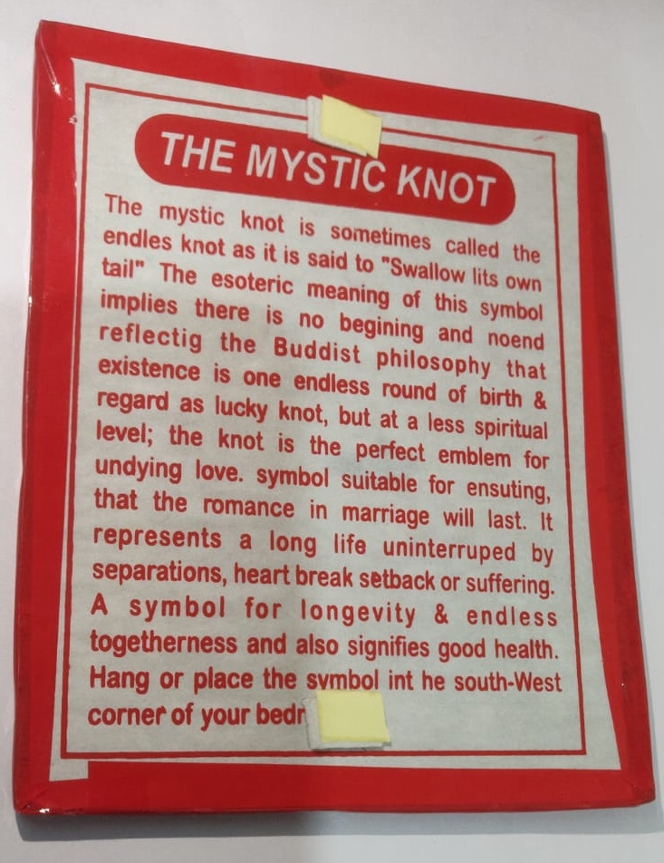 benefitsof mystic knot or infinity knot symbol