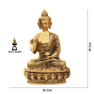 vastu gautam buddha brass statue