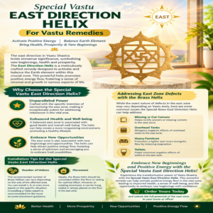 East Direction Helix for Vastu Remedies (Size 6 Inches)