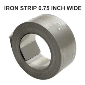 Vastu Iron Strip Roll - 0.75 Inch Width - 0.20 MM Thickness (Choose Length from Options)