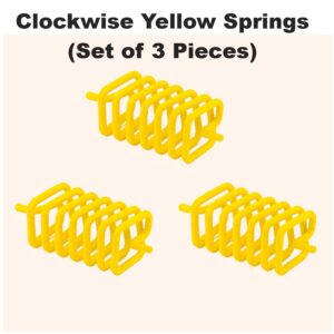 Yellow Anti clockwise Vastu Springs (Set of 3 Pcs)