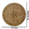 wooden 12 inch pendulum board