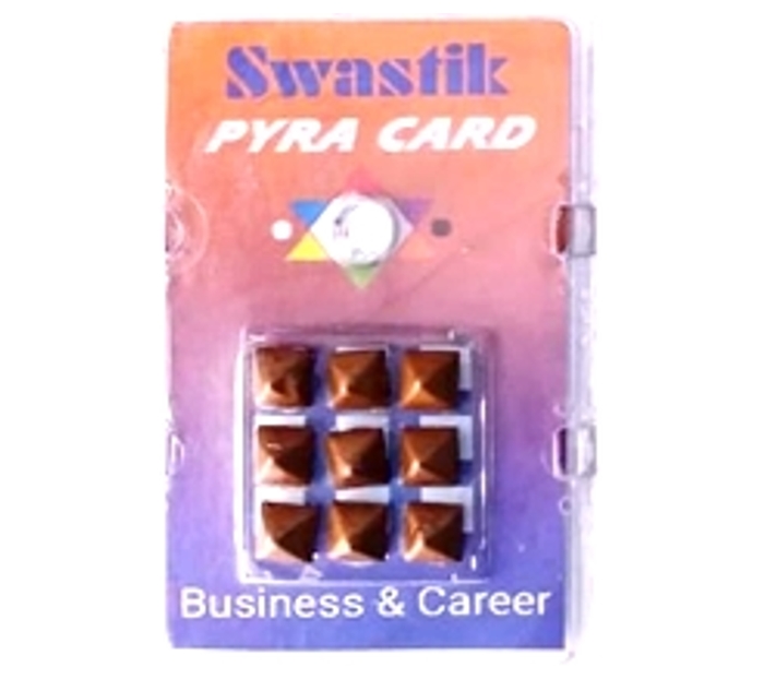 Pyramid Card for Business and Promotion