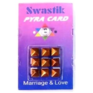 Pocket pyramid card pyra card for love and marriage