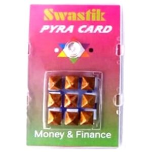 Pyramid Pocket Card for Money and Finance