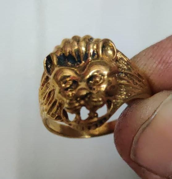 Vintage Diamond Gold Lion Head Men's Ring - Antique Jewelry | Vintage Rings  | Faberge EggsAntique Jewelry | Vintage Rings | Faberge Eggs