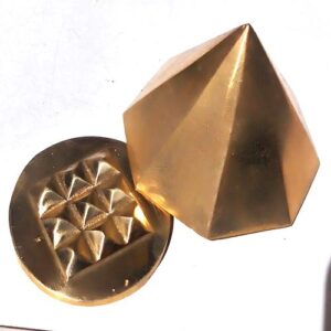 brass ashtakon pyramid