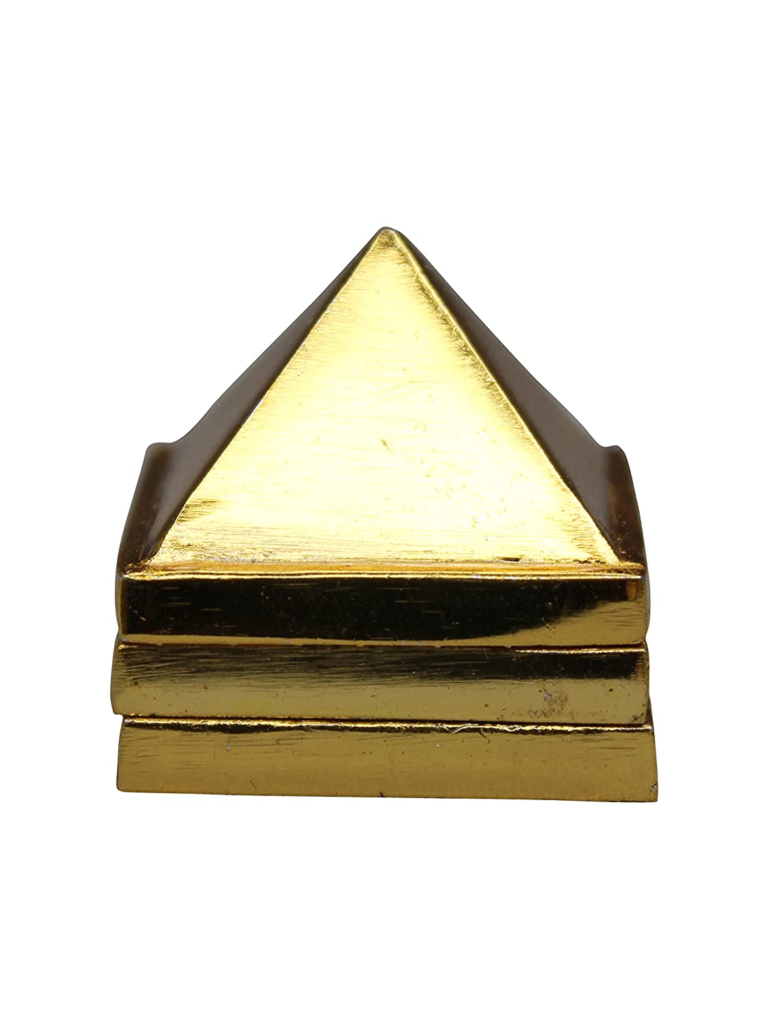 3 Layer Vastu Brass Pyramid (678 Gram) | Devotionalkart.com