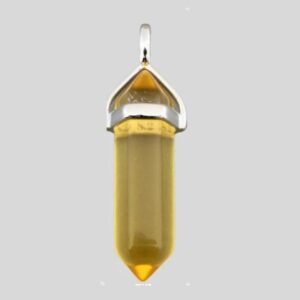 Wearing the Citrine Crystal Stone Pendant can create a shield of optimism around you, helping you stay resilient and focused on the bright side of life.