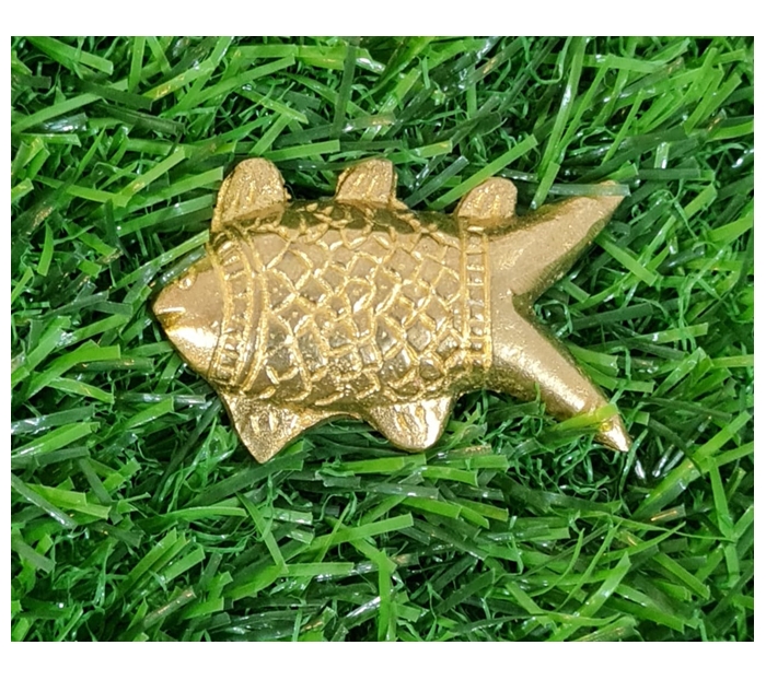 Buy Feng Shui And Vastu Brass Fish - Size 2 Inches