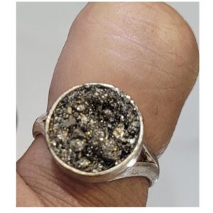 The original Pyrite Stone Ring is worn to attract wealth, success, and opportunities, making this ring an ideal choice for those seeking prosperity.