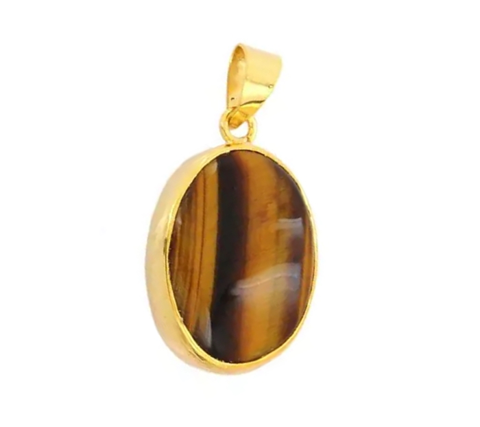 Tiger eye sale stone locket