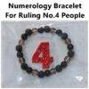Numerology Bracelet - For Ruling No.4 People