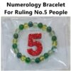 Numerology Bracelet - For Ruling No.5 People