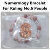 Numerology Bracelet - For Ruling No.6