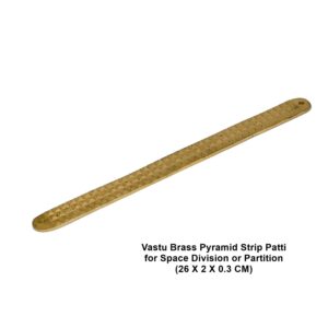 Vastu Brass Pyramid Strip Patti for Space Division or Partition