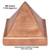 Pure Solid Copper Pyramid is designed to rectify Vastu dosha (imbalances) in your home or workplace, particularly those affecting the south and southeast zones.