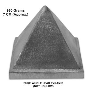 The solid Lead Pyramid acts as a powerful grounding force. It neutralizes negative energy in the southwest zone for stable and balanced energy flow.