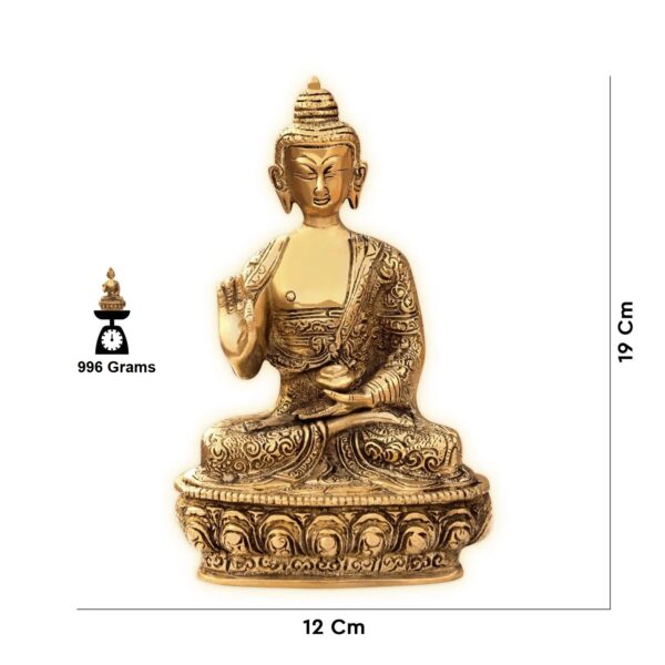 brass buddha statue for vastu and home decoration