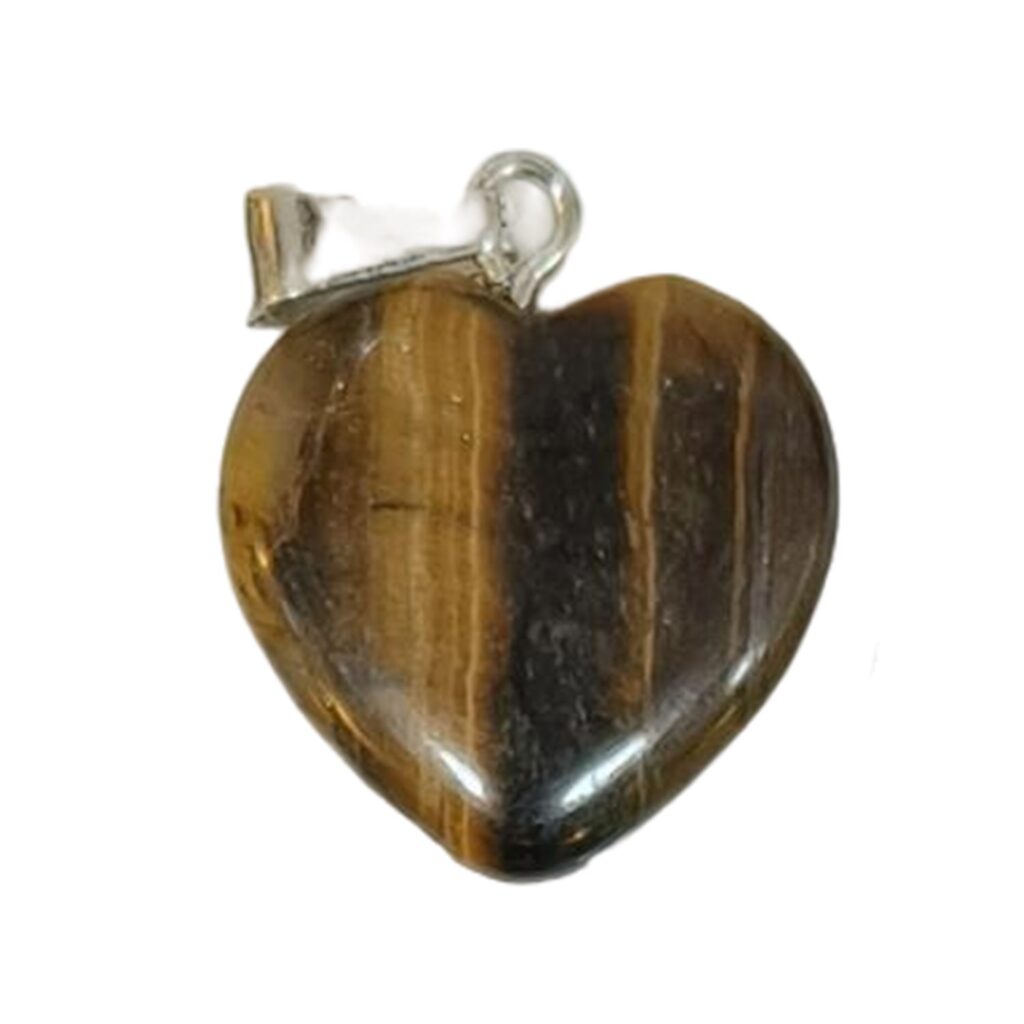 Buy Tiger Eye Heart Shape Pendant At Best Price